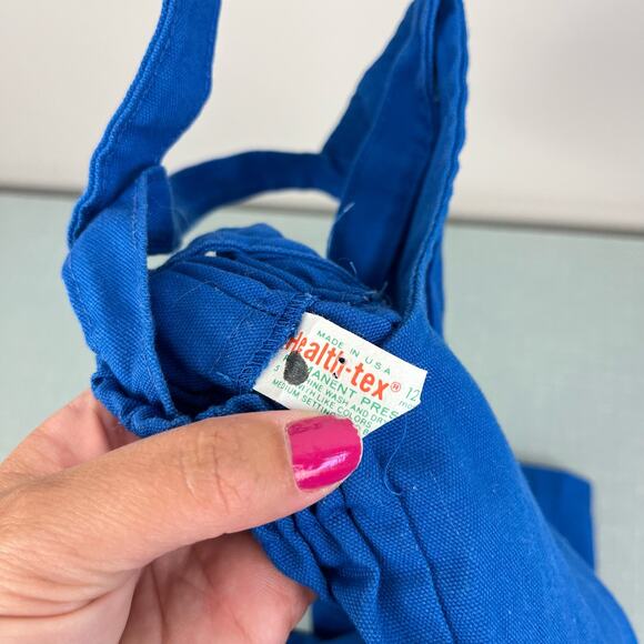 Vintage Healthtex Blue Overalls 12 Months USA - Picture 4 of 7